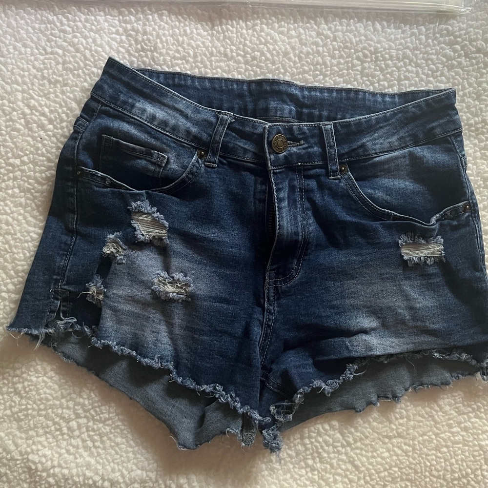 Blue jeans shorts no brand size Sm